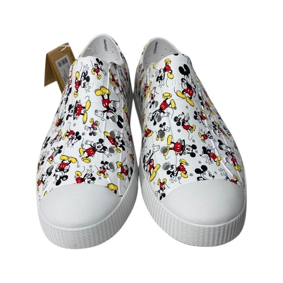 Native Shoes Men\'s Size 10 Women\'s 12 White Jefferson Print Mickey Mouse Disney main image 8